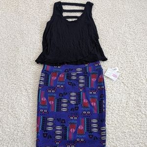 NWT Tribal Lularoe Cassie pencil skirt, medium